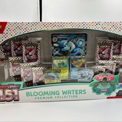 Pokemon TCG: Blooming Waters 151 Premium Collection - 12 Packs, Promos