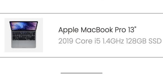 Apple Macbook Pro 13 with Apple Care 2019