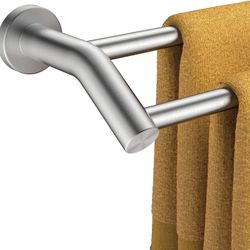 FORIOUS Double Towel Bar 24inch Towel Rack