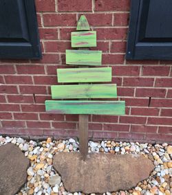BRAND NEW LAST ONE AVAILABLE LARGE CUSTOM MADE CHRISTMAS TREE SOLID WOOD
