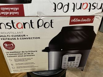 Pot Duo Crisp 9-in-1 Electric Pressure Cooker and Air Fryer Combo with  Stainless Steel
