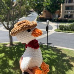 Crochet Goose Cowboy 