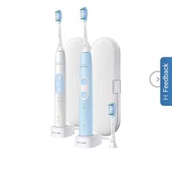 Philips Sonicare Optimal Clean Rechargeable Electric Toothbrush, 2-pack