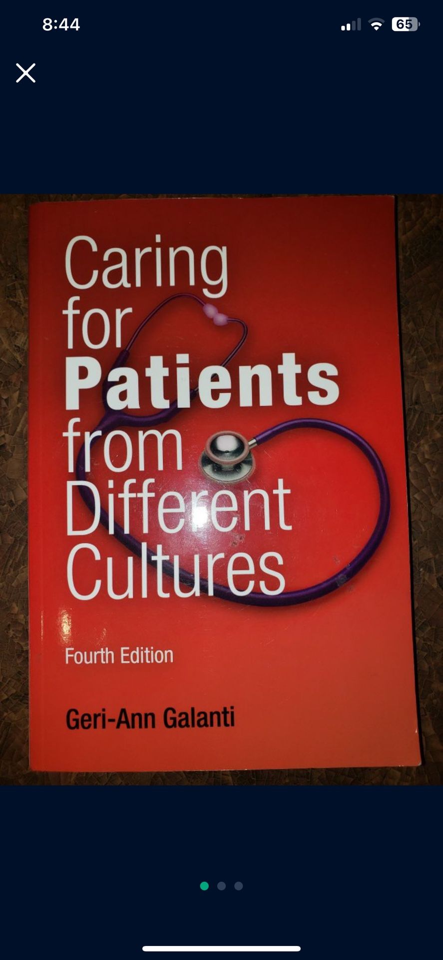 Caring for patients from different cultures book