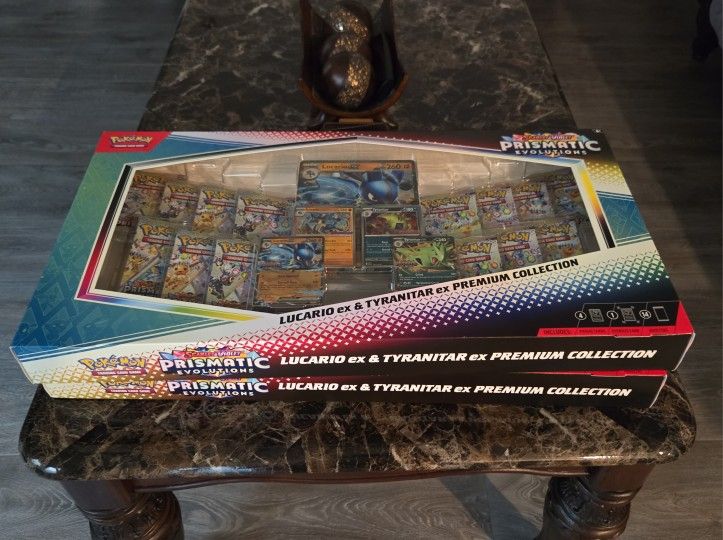 Pokemon Lucario Ex & Tyranitar Ex Premium Collection