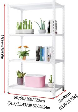 New Interlaced Storage Rack, Adjustable Storage Shelves, 771.6 lbs Load Capacity, Heavy Duty Storage Rack for Garage, Basement, Pantry, Living Room, K