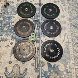 Olympic Bar And Weights 