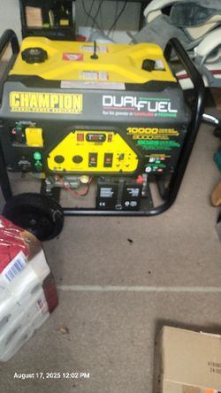 10,000w Dual fuel generator