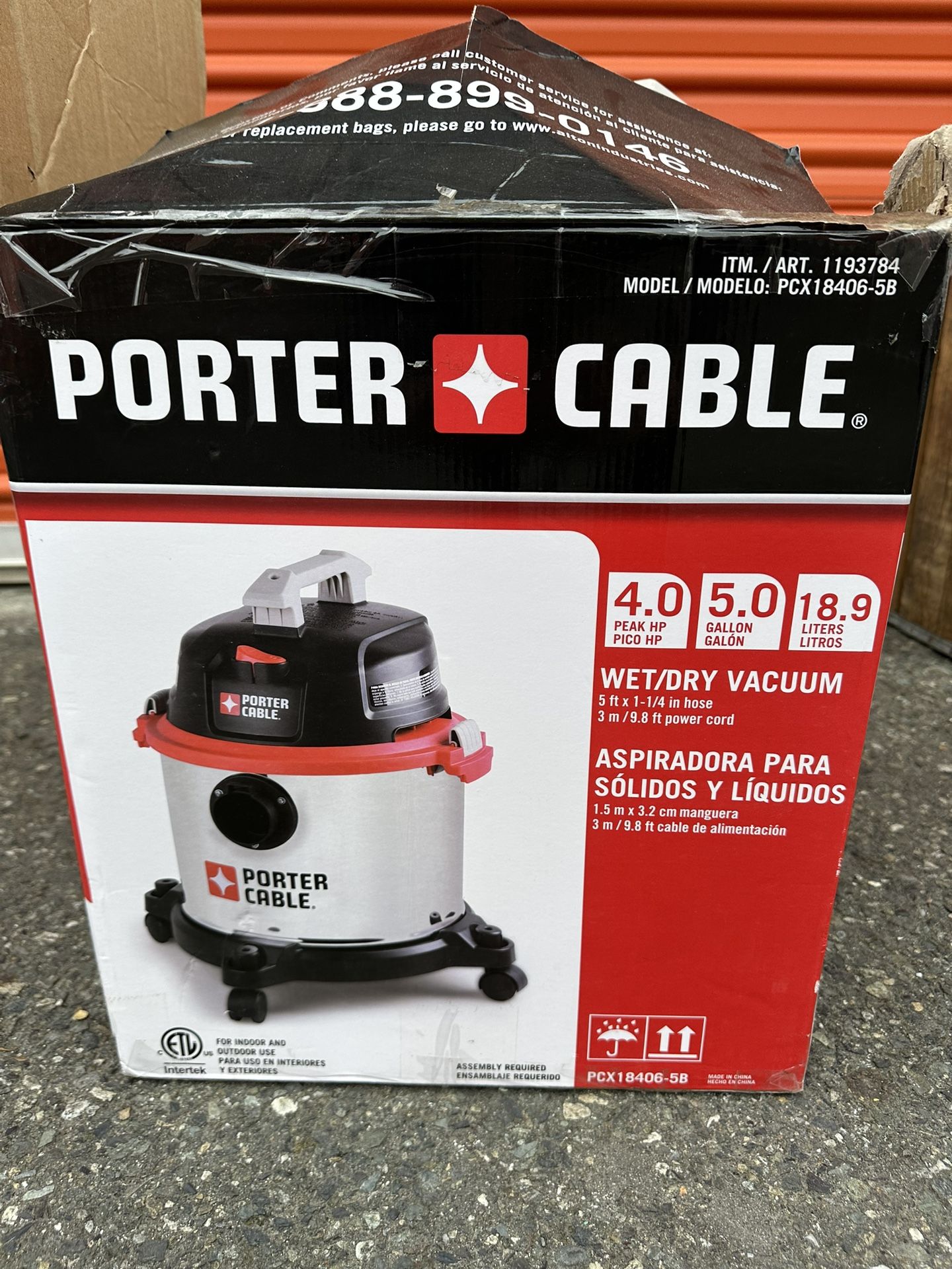 Porter Cable Shop vac
