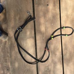 Black Barrel Racing Reins
