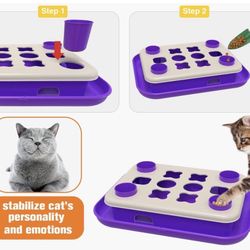Cats Treasure Chest Cat Puzzle Toy for Kitty ص