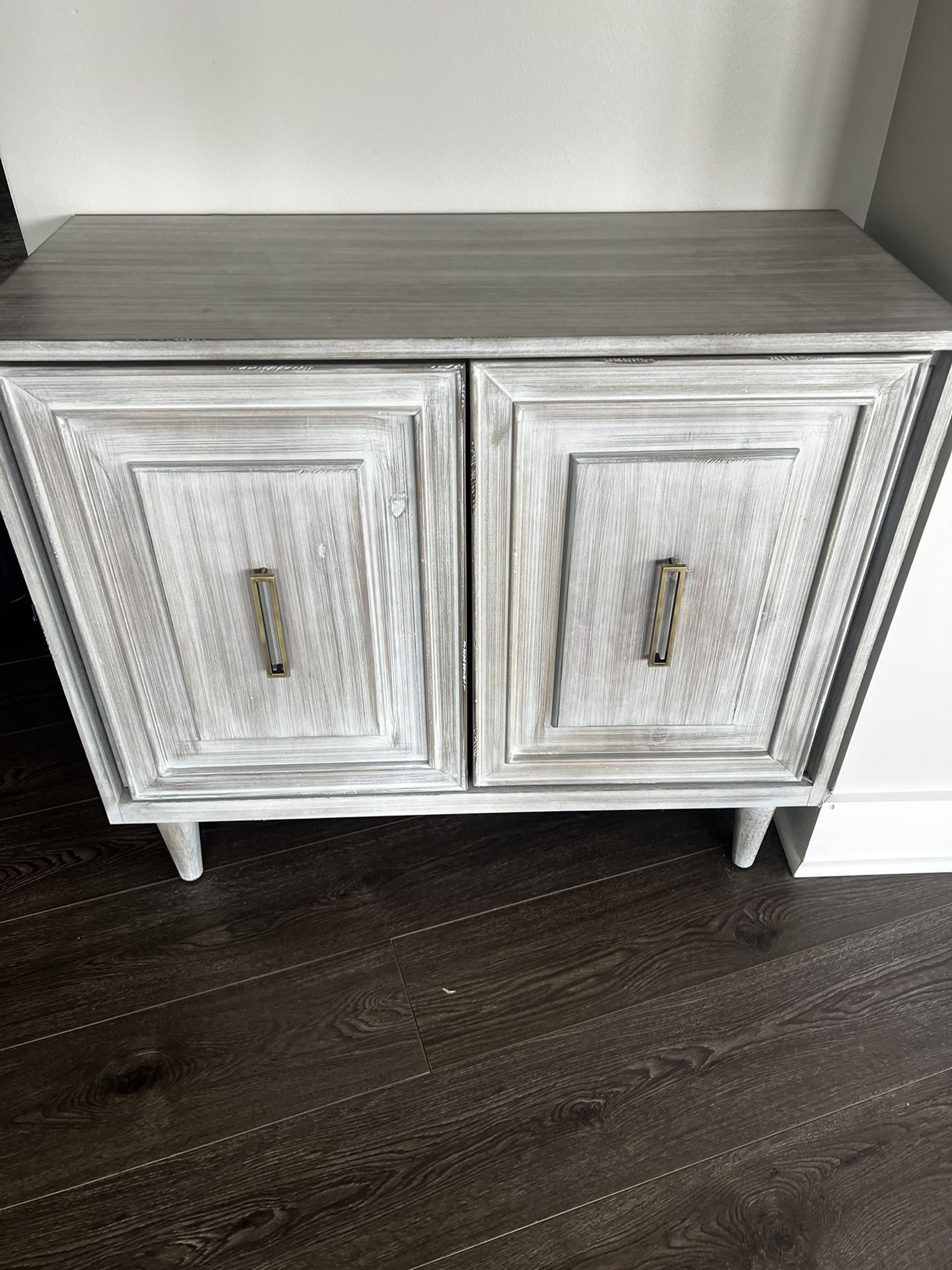 Gray Media Console