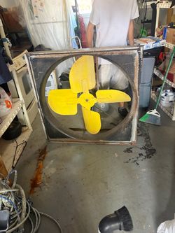 42” exhaust fan belt driven with motor