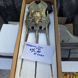 Wolverine Display Metal Piece $40 Obo