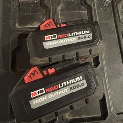 Milwaukee M18 Batteries 6.0  