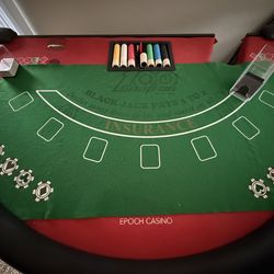 Blackjack & Three Card poker table Epoch Casino
