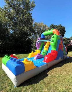 Lego water slide/obstacle course