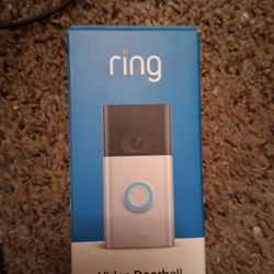 Ring Video Doorbell New In Box 30$