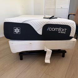 Serta comfort twin adjustable base bed
