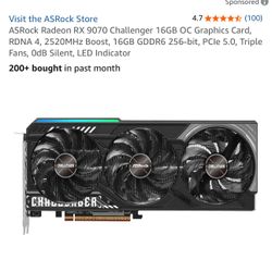 ASRock Challenger Radeon RX 9070 16GB GDDR6 PCI Express 5.0 x16 ATX Graphics Card
