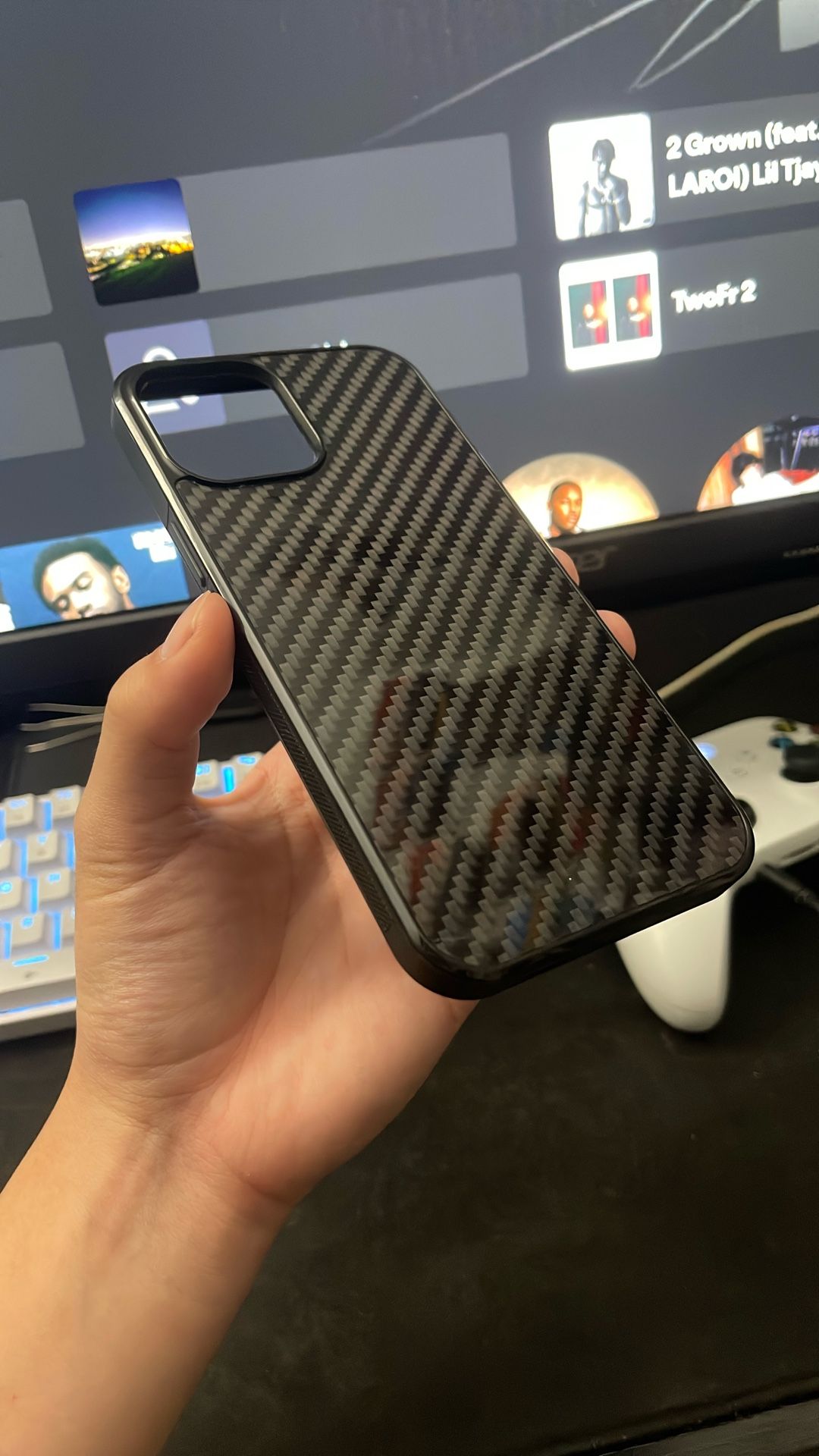 iPhone 12 Pro Max Carbon Fiber phone case