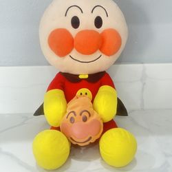 Anpanman Go For it! Mega Jumbo Plush Doll 14" Sega Toys Rare Arcade Prize Japan