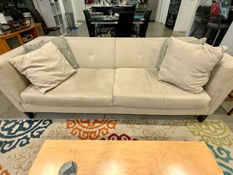 Discounted Living Spaces couch and loveseat