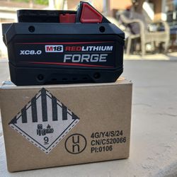 Milwaukee Forge M18 Battery Brand New Never Used Price Is Firm Precio Firme 