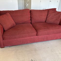 Dark Red Sofa