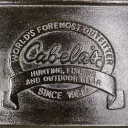 Cabela’s Cast Iron Oval Pot With Dual Action Lid