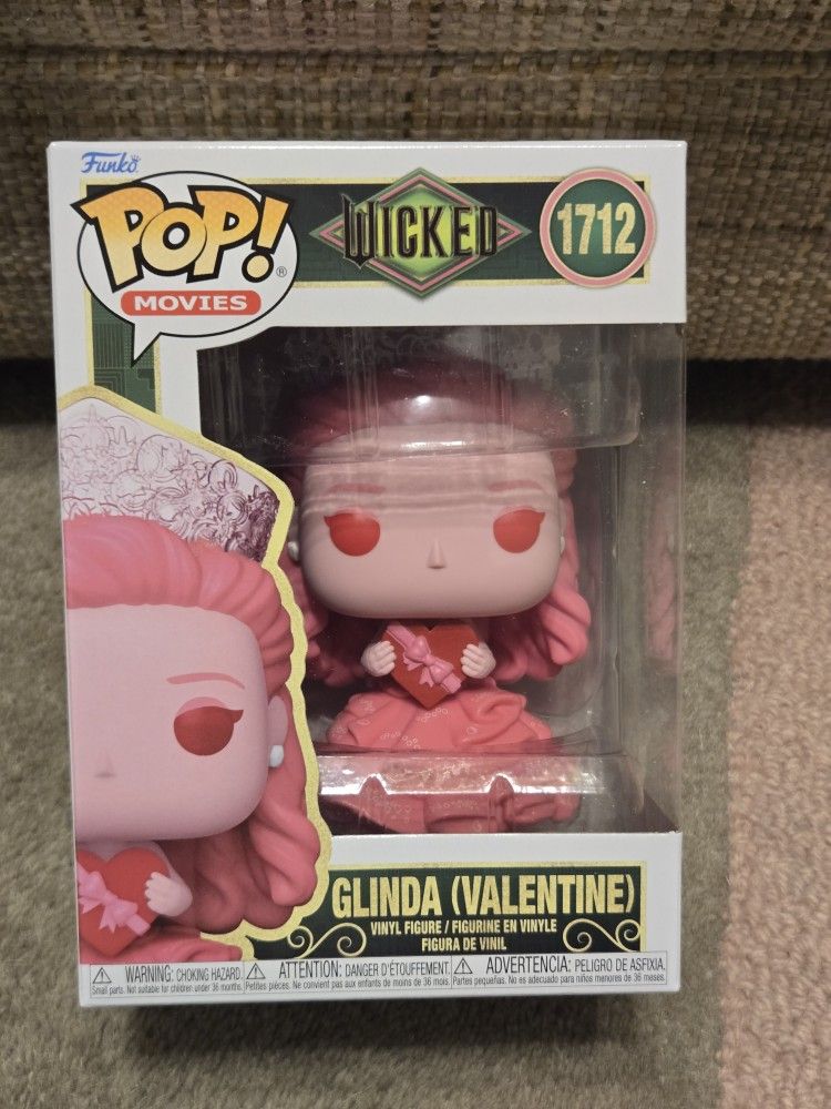 Wicked Glinda Valentine Holding a Box of Chocolates Funko Pop