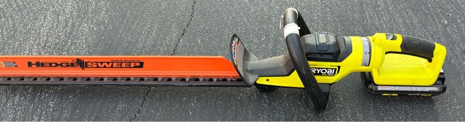 Ryobi Cordless Hedge Trimmer with Battery