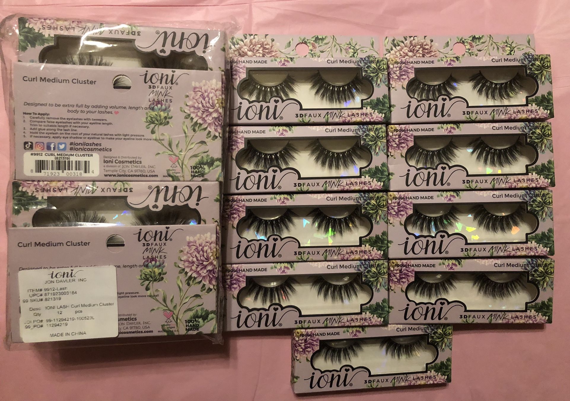 ioni Curl Médium Cluster Lashes