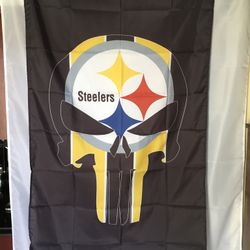 Pittsburgh Steelers Punisher Wall Banner (3’x5’)