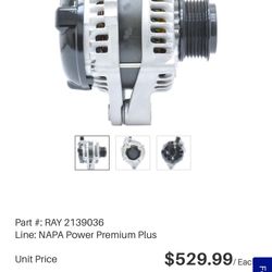 Brand New Alternator In The Box