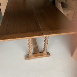 Barley Twist Trestle Table/ Buffet Table 