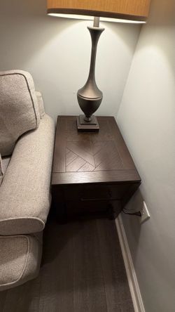 Couch - 2 end tables - 2 lamps