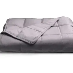 Gray weighted blanket
