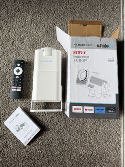 4K Smart Projector [Auto Screen Correction & 3D Audio & 1080p