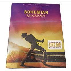 Bohemian Rhapsody [New Blu-ray] With DVD,  Widescreen, Digital Copy,   Brand New Sealed Queen Music