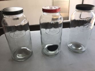 Cookie/Candy Glass Jars