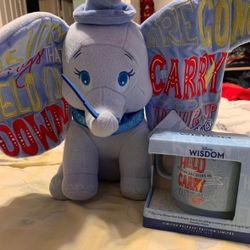 Dumbo Disney Wisdom Plush And Mug