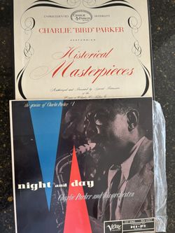 Vintage Charlie Bird Parker Vinyl.  Historical Masterpieces & Night and Day