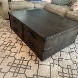 Restoration Hardware Coffee Table Trunk 