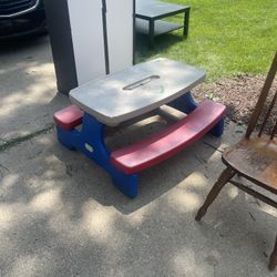 Little Tikes Kids Picnic table all plastic, $15
