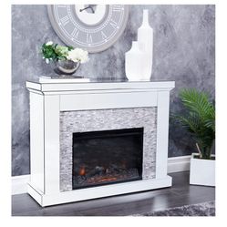 Glass Fireplace