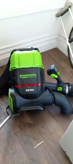 Greenworks Commercial BB361 Backpack Blower**TOOL ONLY-NO BATTERY OR CHARGER**