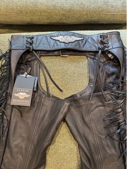 Harley Davidson leather chaps