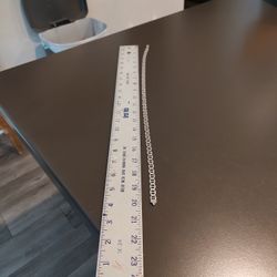 20 Inch Silver Men's Necklace 