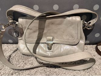 Grey COACH purse